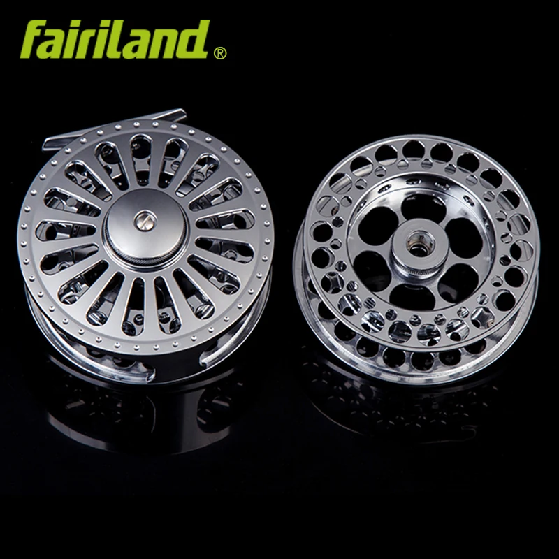 100 мм (7/8) Fly reel с запасной катушкой Прецизионная обработанная комбинированная из
