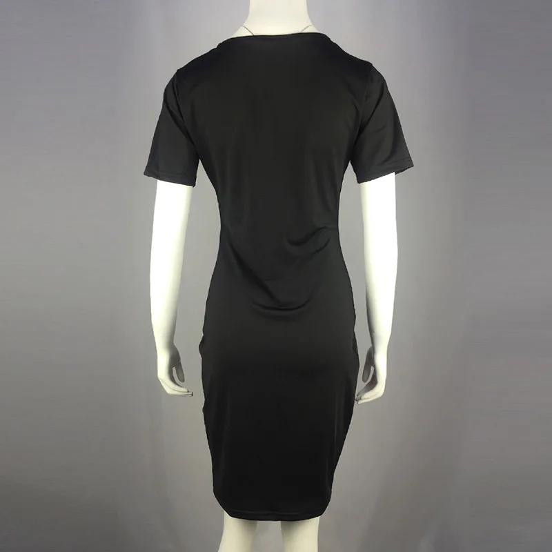 Летнее платье Vestidos сексуальное облегающее открытое женское элегантное в горошек