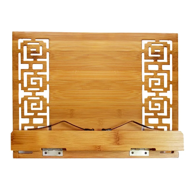 Деревянный чтение книги стоят регулируемый Рамки Портативный форзац Desktop