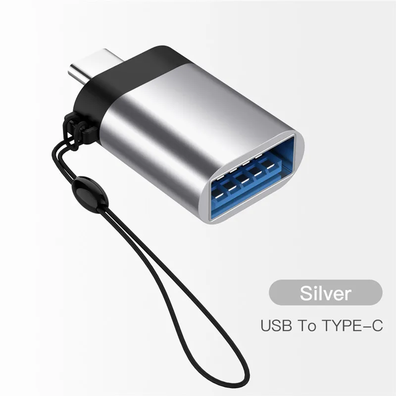 Адаптер USB type c otg, быстрый конвертер type C на usb 3,0, кабель usb-c type-c для зарядки и синхронизации данных для samsung, huawei, xiaomi, macbook