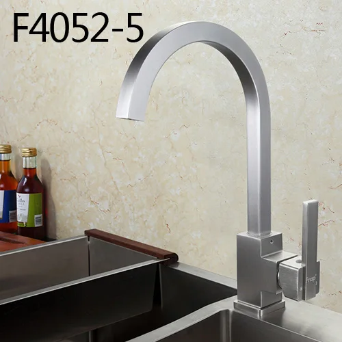4052 5 Frap кухонный кран с поворотом на 360 градусов, изогнутый Выпускной кран, водопроводный кран для раковины, сантехника, кухонный кран для раковины, смеситель для воды, смесители - Цвет: 4052 5