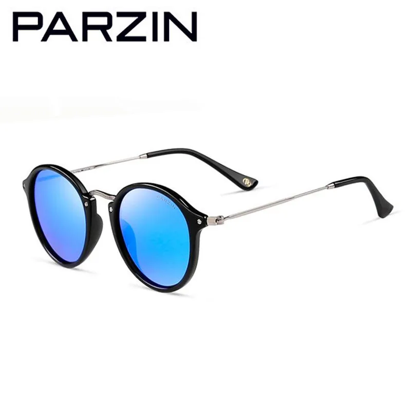 PARZIN Vintage Tr90 Поляризованные Солнцезащитные Очки Женщины Ретро Любители Круглые