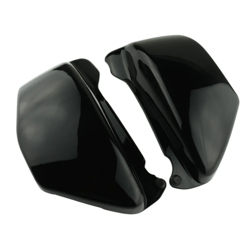 Черный левый и правый ABS пластик мотоцикла обтекатель батареи Боковые Крышки