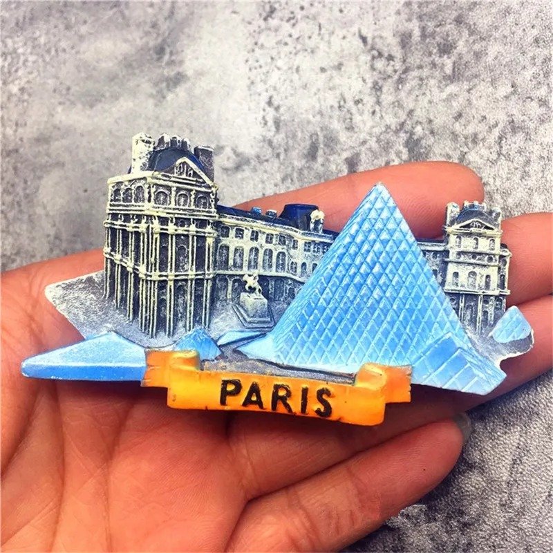 Musee du Louvre Париж Франция магнит на холодильник сувениры для путешествий ручная