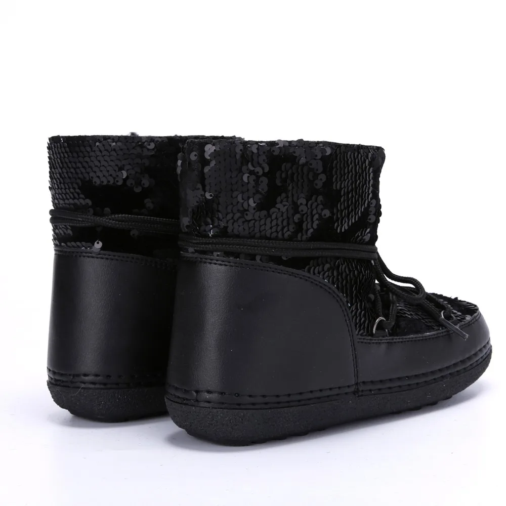 2017 Модные сапожки Брендовая женская утепленная зимние ботинки на платформе