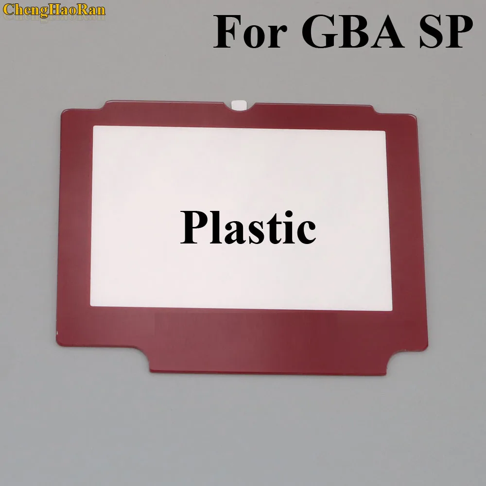 ChengHaoRan 50 шт. красная черная пластиковая стеклянная панель для Navy GameBoy Advance GBA SP