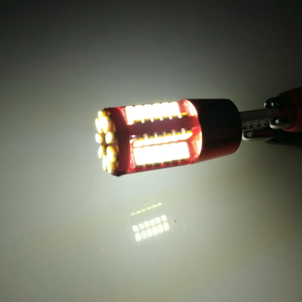 Автомобисветодиодный Светодиодная лампа Canbus T10 57SMD 3014 W5W белая 12 В автомобильная