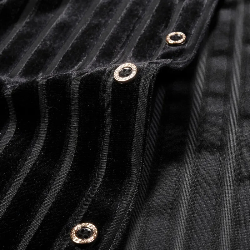 

Business Casual Office Shirt Men HIght Quality Stripe Shirt 2018 Long Sleeve Dress Camisa Social Masculina Chemise Homme