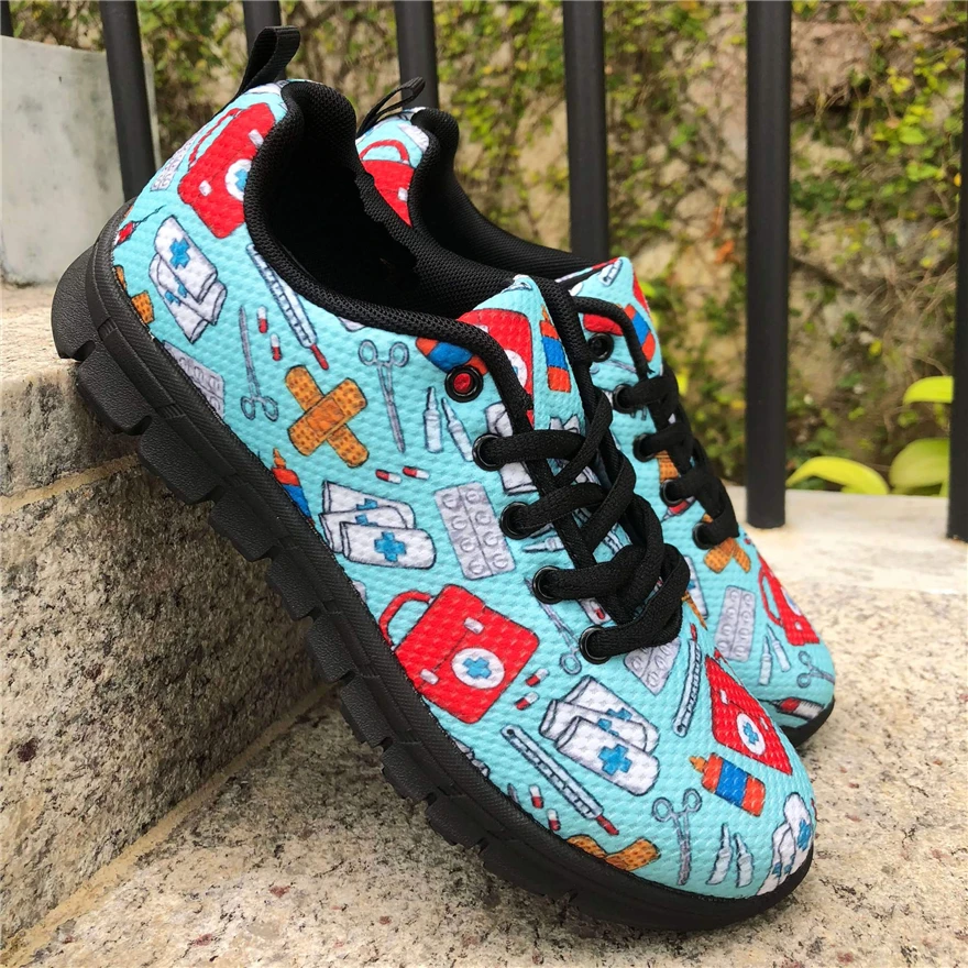 WHEREISART обувь на плоской подошве для женщин больница дантист медсестры доктор