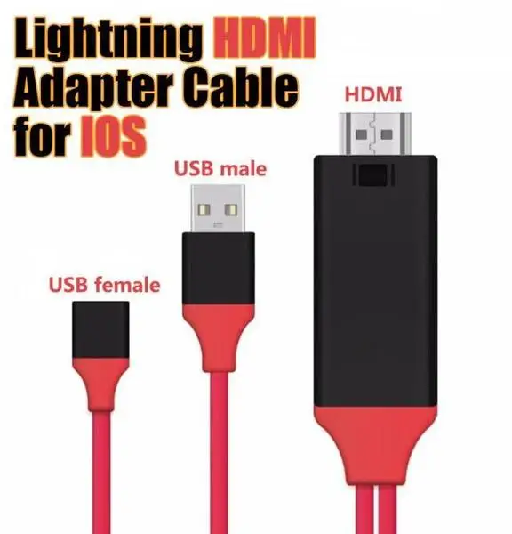 IPhone экран к ТВ HDMI кабель PnP Plug and Play|Мебельные аксессуары| |