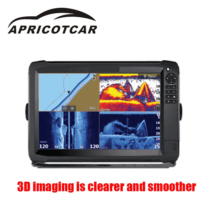APPICOTCAR морской gps сенсорный экран рыболокатор 3D радар изображений спасательный