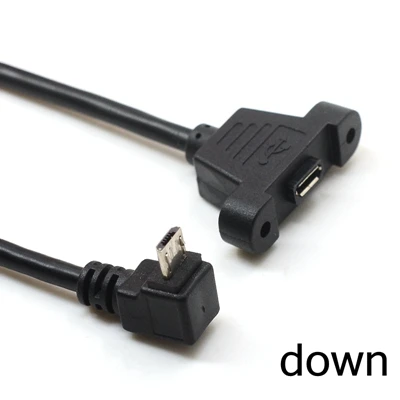 Вверх вниз правый левый Угловой Micro-USB 5-контактный Micro USB 2 0 Удлинительный кабель