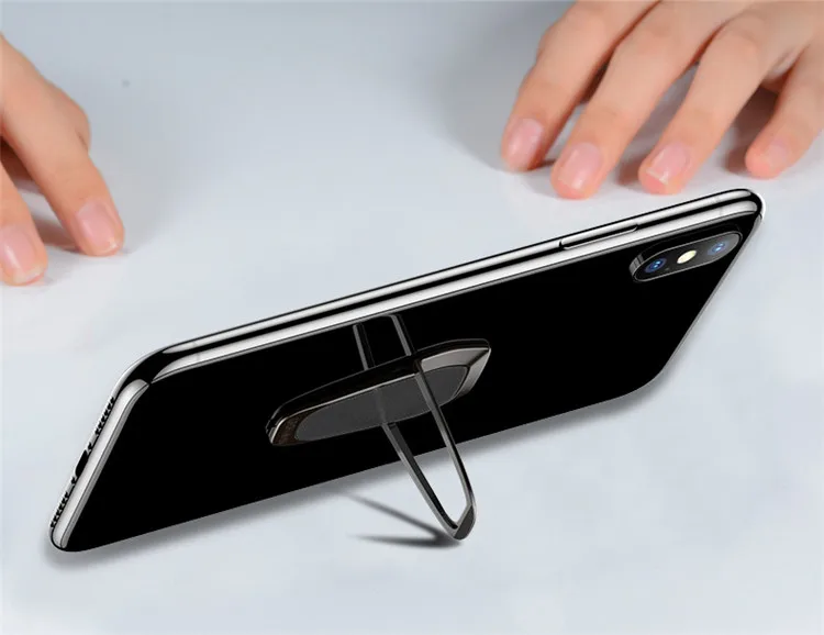 Ультра тонкий палец кольцо держатель для iPhone X 8 7 Plus 6s XS XR держатель подставки для мобильных устройств на палец для мобильного телефона, планшета для iPhone Xiaomi samsung s9