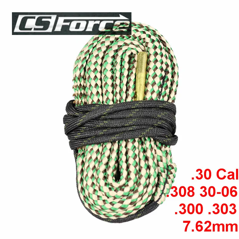 CS Force Barrel Cleaning Rope .30 Cal .308 30 06 .300 .303 & 7.62mm Calibre Rifle Cleaner Gun Kit|rope package|rope keychainrope hammer |