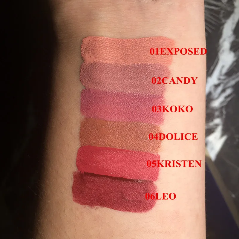 6 шт. матовый блеск для губ|lip gloss|lip kitmatt lipgloss liquid |
