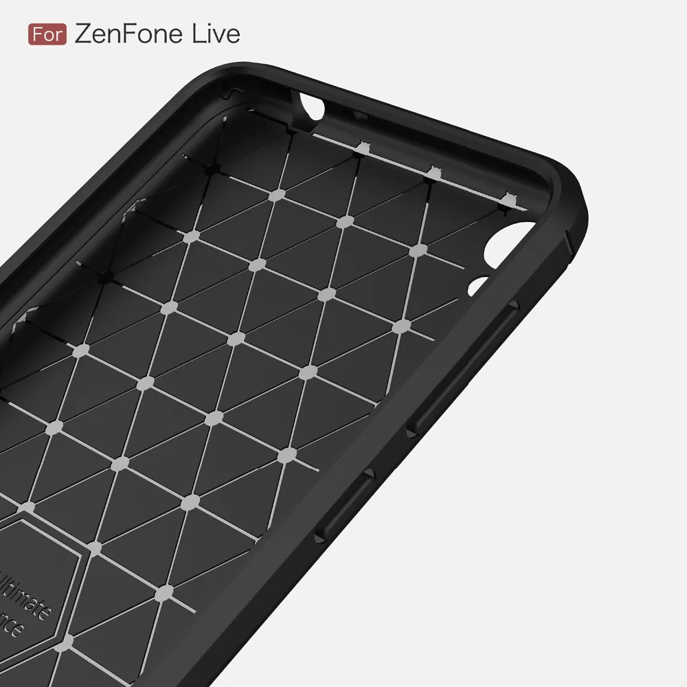 Чехол из углеродного волокна 5 0 дюйма для Asus Zenfone Live Zb501Kl чехол чехол-накладка