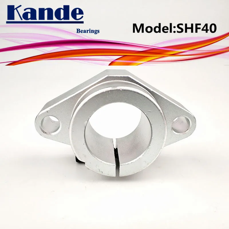 Подшипники Kande 2 шт. SHF40 40 мм Опора стержня подшипника круглый прямой стержень