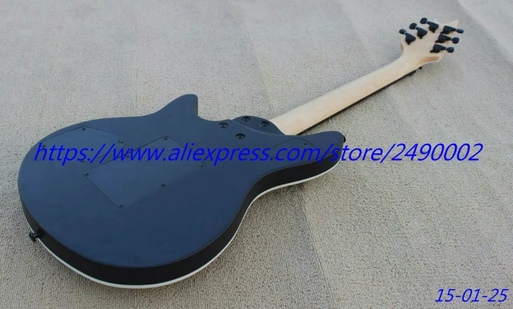 Лучшие буквы электрогитары с инкрустацией из Эбенового дерева матовая черная