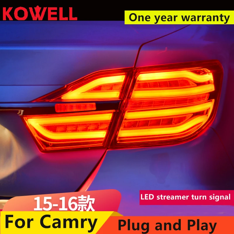 Стайлинг автомобиля KOWELL для Toyota Camry 2015 задние фонари светодиодная задняя фара
