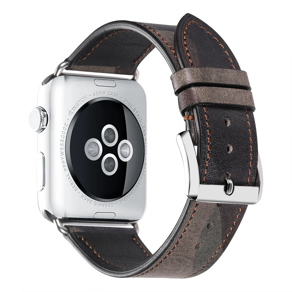 Ремешок CHIMAERA из натуральной кожи для Iwatch Link Sport ремешок Apple Watch 38 мм 42 серия 1 2