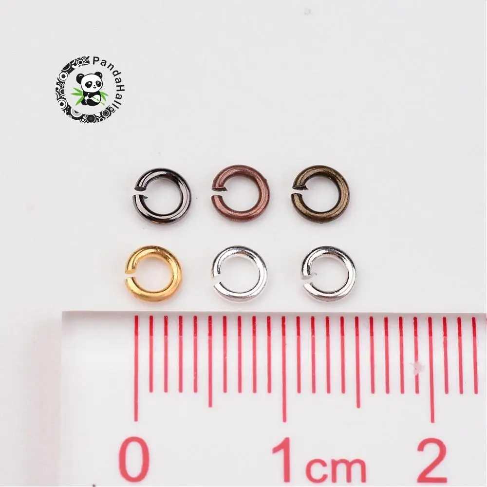 4/5/6/7/8/10mm 1 Box Close but Unsoldered Brass Metal Jump Rings for Jewelry Making DIY Findings Accessories Supply Mixed Color | Украшения
