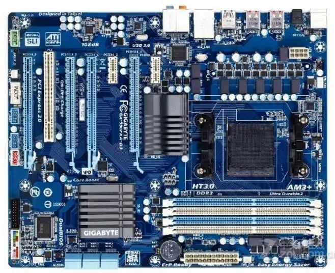 Для Gigabyte GA-990FXA-D3 оригинальная б/у настольная материнская плата 990FXA-D3 для AMD 990FX Socket AM3 AM3+ DDR3 в продаже
