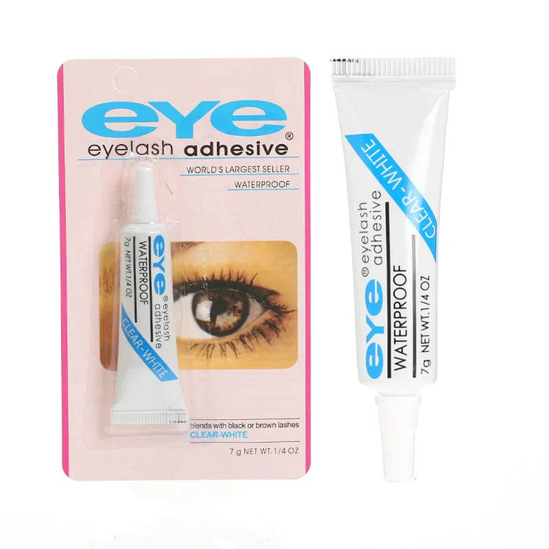 

New 7g Fake Eyelash Glue Adhesive Strong Clear Waterproof False Lash Adhesive Eyelash Extend Makeup Tool TSLM1