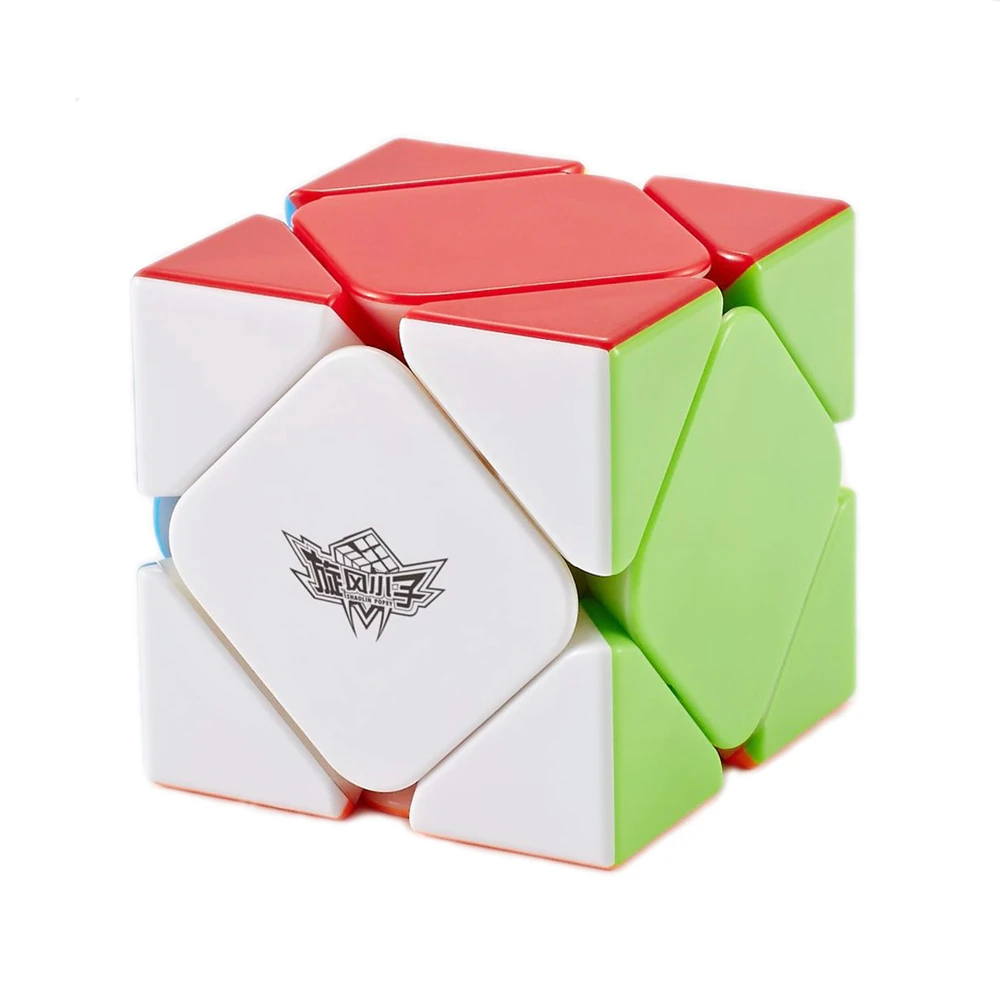 Циклонный Магнитный магический куб 3x3x3 без наклеек скоростной кубик головоломка