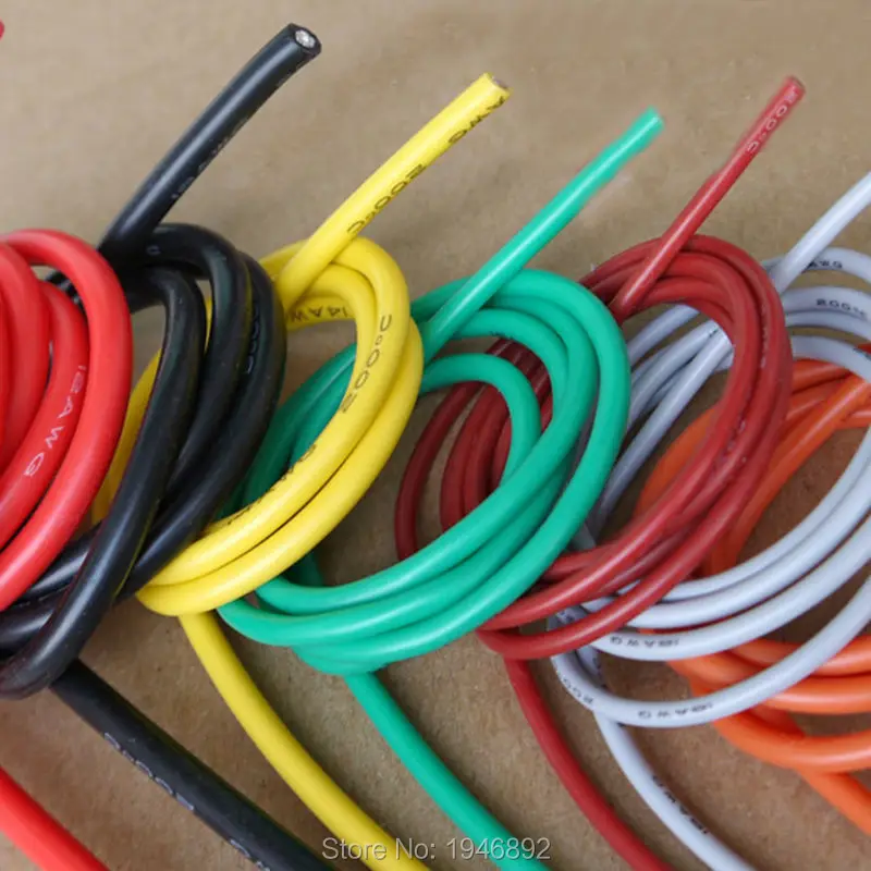 5 м/лот 30AWG гибкий силиконовый провод RC кабель 11/0.08TS OD 1 2 мм луженый медный с 10