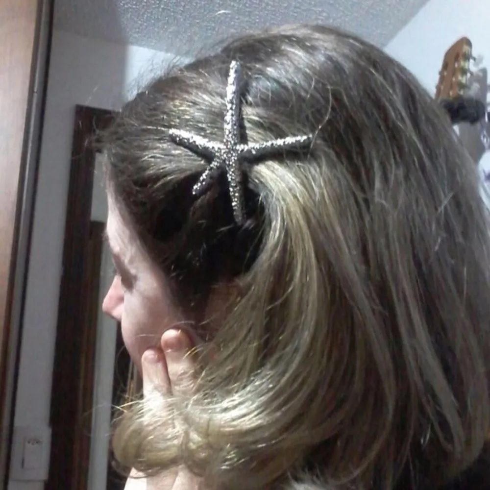 Женские милые элегантные заколки со звездами шпилька с пентаграммой и морскими