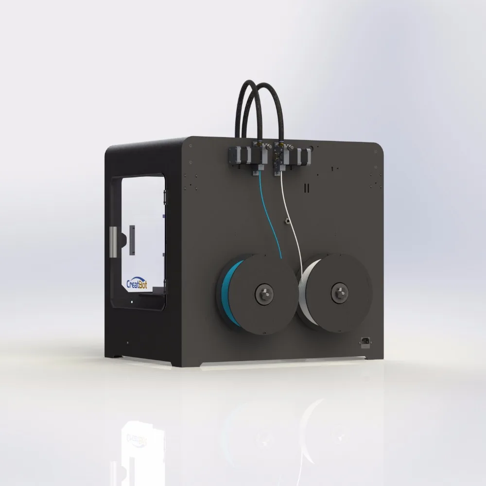 Металлический экструдер DE02 400*300*300 мм 400 градусов двойной экструдер Creatbot 3d принтер большой размер FDM 3D машина Хо использовать для продажи