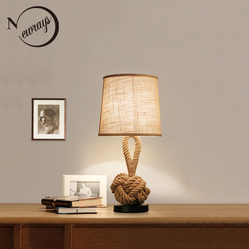 Настольная лампа из железа в скандинавском стиле современная настольная