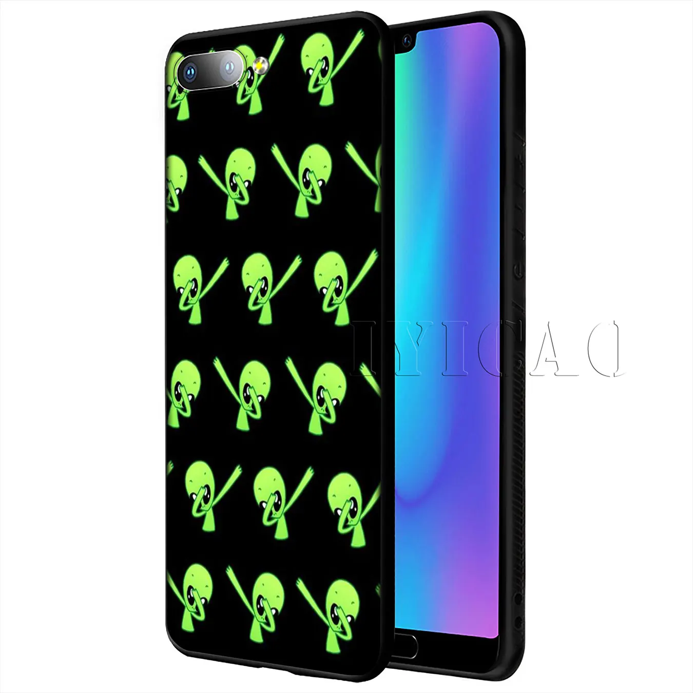 Iyicao чужой считаем НЛО мягкий чехол для huawei P20 Pro P10 P8 P9 P30 Lite Mini 2017 P Smart 2019 крышка |