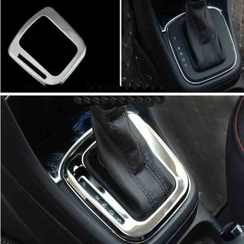 

Stainless Steel Gear cover Car Accessories Car-styling For VW Volkswagen Polo 2011-2017 6R LHD