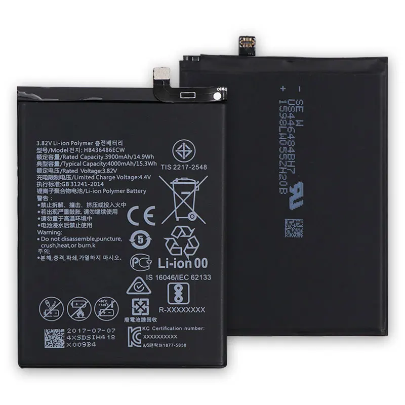 Аккумулятор DyGod 4000 мАч с высокой емкостью для Huawei mate 10 HB436486ECW Высококачественная