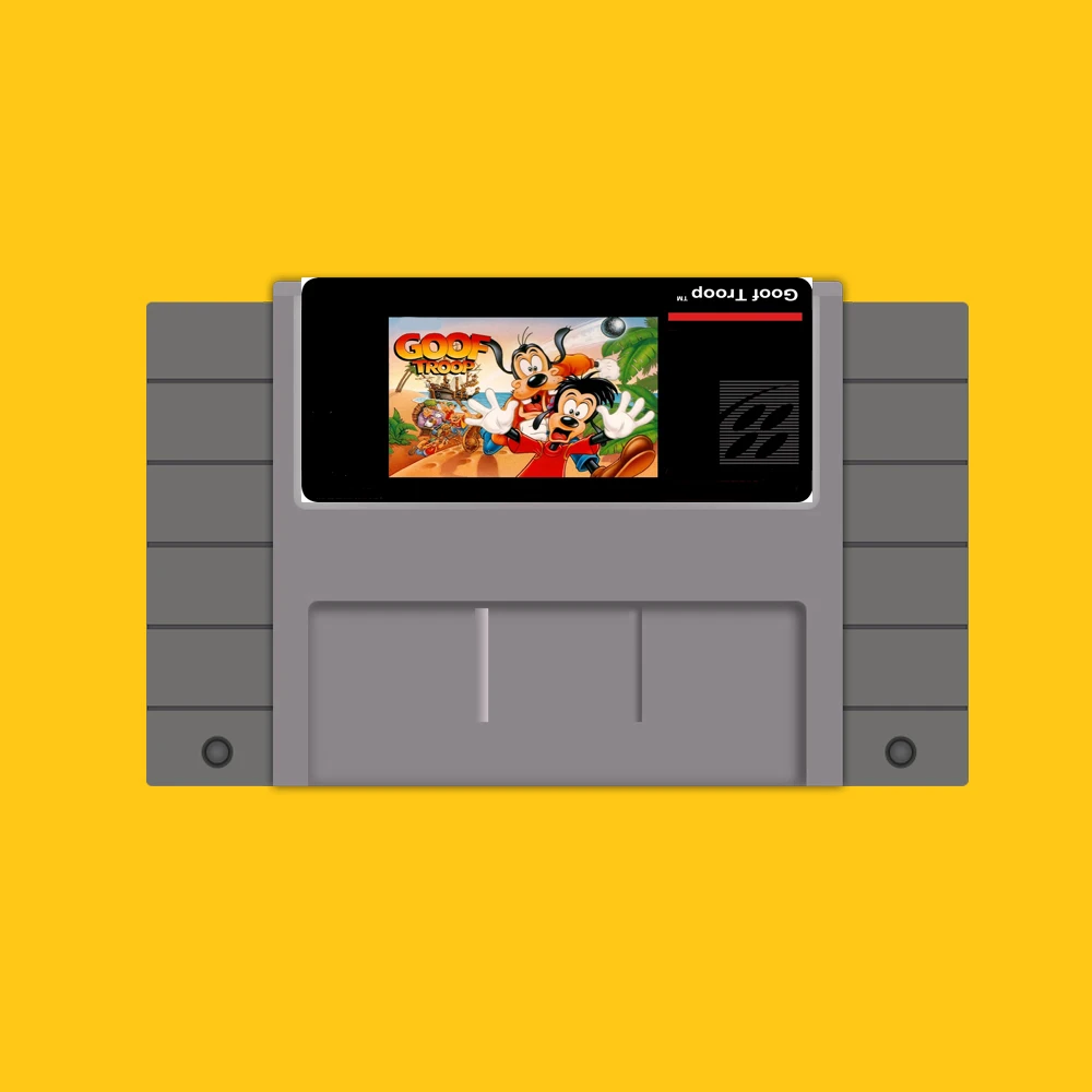 Лидер продаж 46 Pin 16 бит игровой картридж NTSC Goof Trip|Картриджи| |