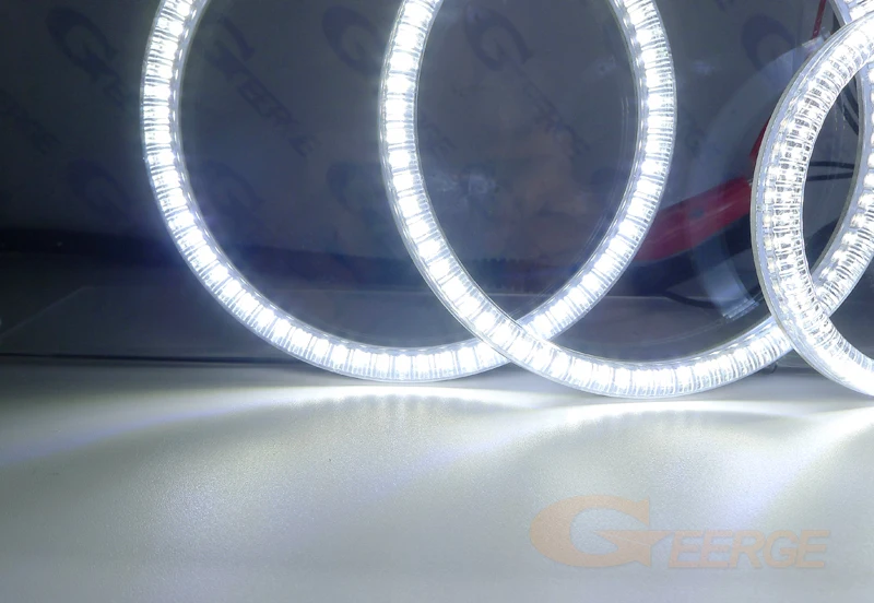Для Volvo S60 V60 2011 2012 2013 ксенон отличное Ультра яркое освещение smd led Ангельские глазки комплект DRL
