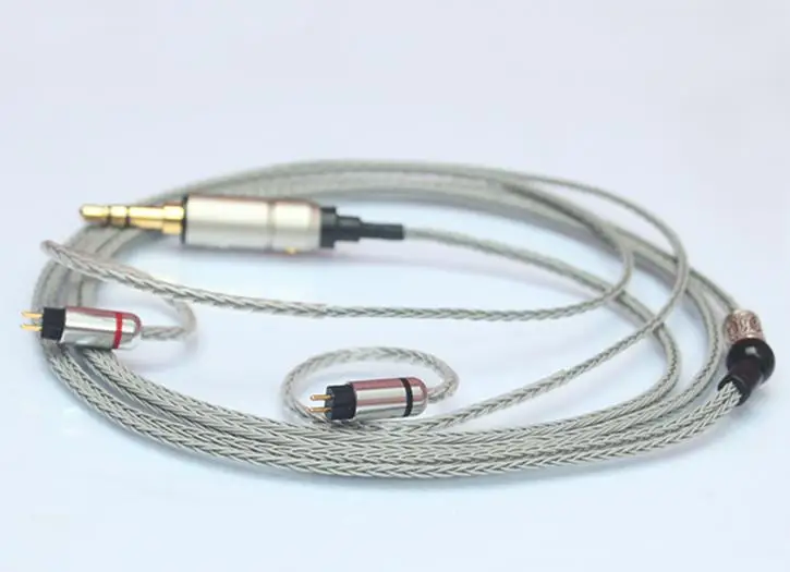 АСР сбалансированный выход amp Кабель для наушников se535 se215 TF10 w4R IE80 CKS1100 MMCX A2DC 0 78 мм