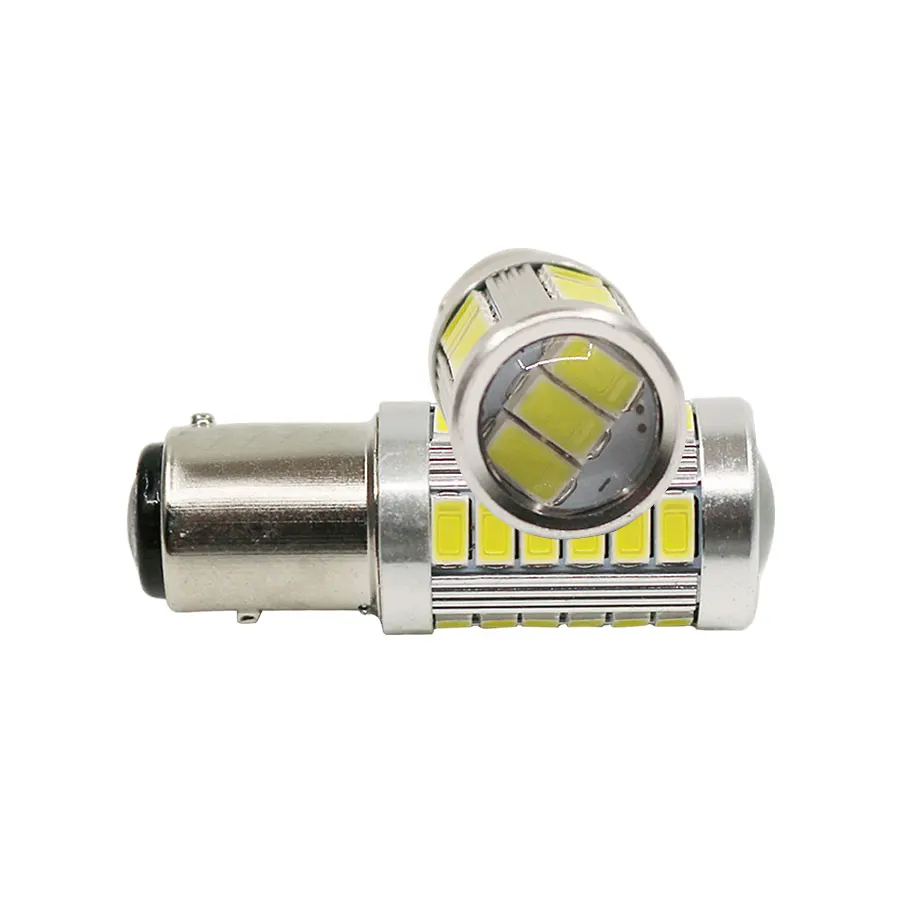 YCCPAUTO 2 шт. 1157 bay15d p21/5 Вт светодиодный стоп сигнал 5730 33SMD автомобильный Задний