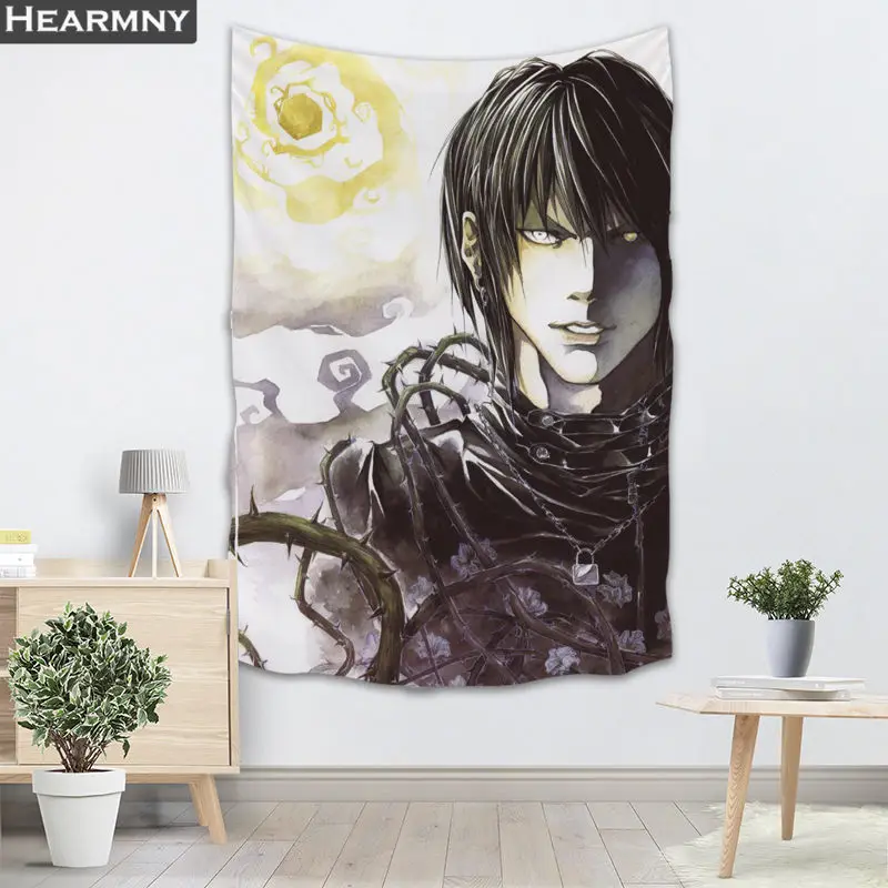 Настенный гобелен с надписью «Death Note», домашние декоративные гобелены пляжное полотенце Йога коврик, одеяло, скатерть, гобелен
