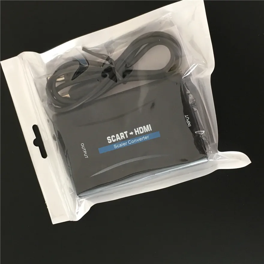 1080P SCART К HDMI к Scart Видео Аудио высококлассный конвертер адаптер для HD TV DVD Sky Box STB Plug