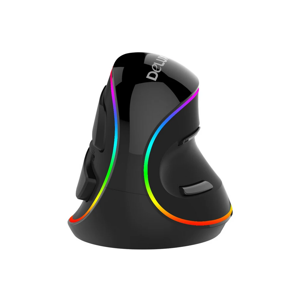Игровая мышь Delux M618 Plus RGB оптическая проводная эргономичная s Gamer 6 кнопок для ПК