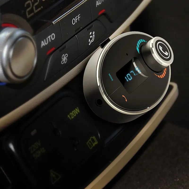 Bluetooth FM трансмиттер автомобильный комплект адаптер MP3 плеер USB зарядное