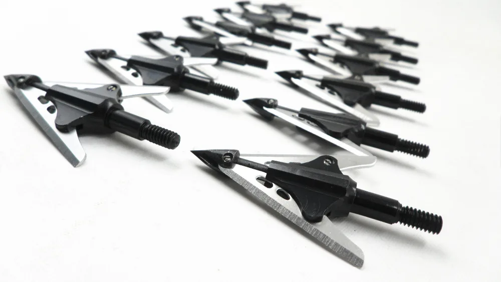 Охотничьи наконечники для стрел 12 шт. из нержавеющей стали стрельбы лука|compound