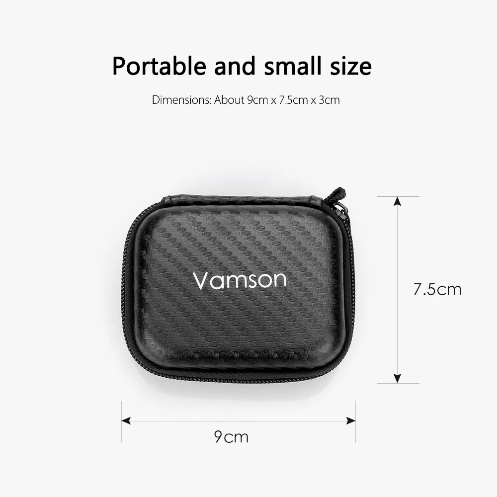 Аксессуары Vamson для Go Pro Mini защитный футляр из ЭВА сумка GoPro Hero 8 7 6 4 3 + 2 SJ4000 Yi 4K VP804 |