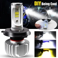 1x h4 led motorcycle headlight bulb 25w csp y19 led accessories for motorcycle light front headlamp driving light universal lamp