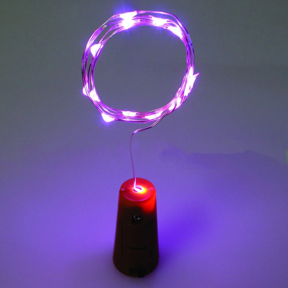 100 см в форме пробки 10LED Ночная сказочная гирлянда лампа для бутылки вина Декор