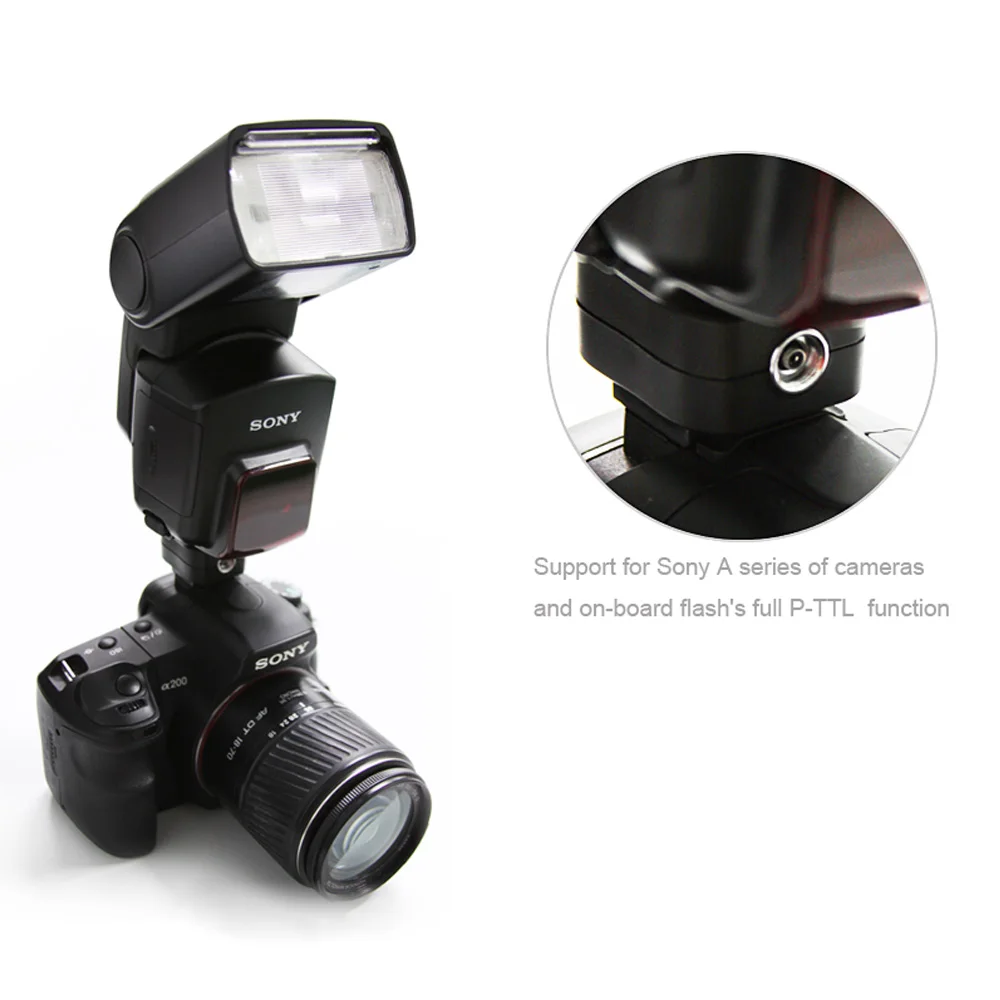 Адаптер для вспышки Pixel TF-323 TTL с разъемом синхронизации ПК Sony nex5 3 6 a100 a77 a57 a58 a230 a350 |