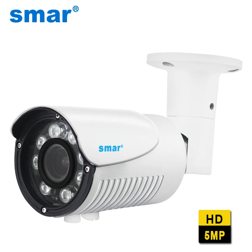 Smar ручной зум 4X Объектив 2 8 12 мм 5MP 2592*1944 H.265 IP камера HI3516D + 1/2. 5 ''PS5510 наружная