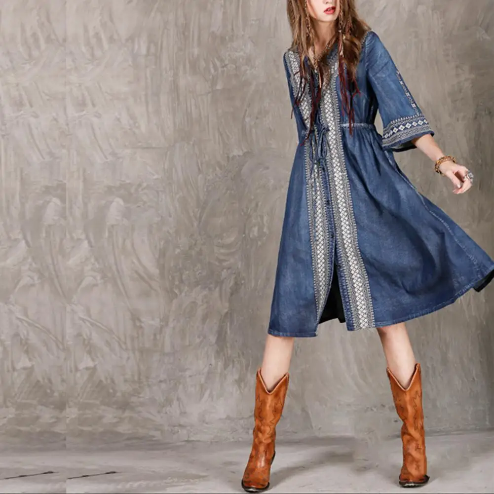 Новинка 2019 Yfashion женское летнее элегантное Очаровательное платье вышивка в